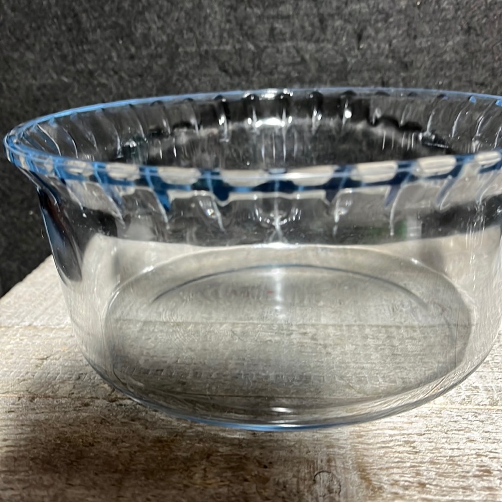 2 Vintage glass Marinex bowls Made in Brazil